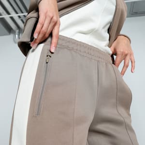 T7 ALWAYS ON Women's Slim Fit Track Pants, Totally Taupe, extralarge-IND