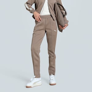 T7 ALWAYS ON Women's Slim Fit Track Pants, Totally Taupe, extralarge-IND