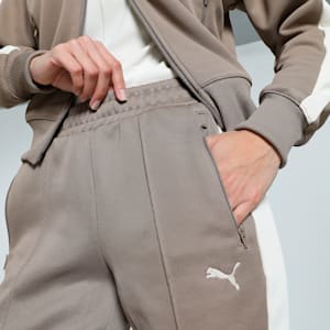 T7 ALWAYS ON Women's Slim Fit Track Pants, Totally Taupe, extralarge-IND