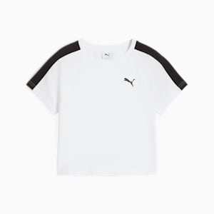 Playera corta T7 para mujer, PUMA White, extralarge