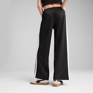 Pants anchos T7 para mujer, PUMA Black, extralarge