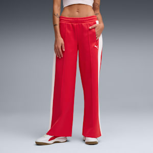 Pants anchos T7 para mujer, For All Time Red, extralarge