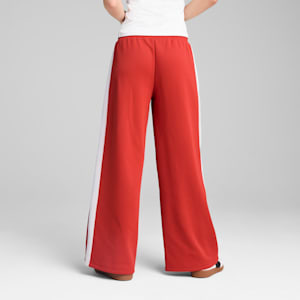 Pants anchos T7 para mujer, Red Fire, extralarge