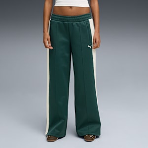 T7 Women's Low Rise Track Pants, Green Terrain, extralarge