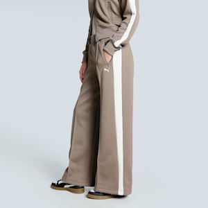 T7 Low Rise Women's Track Pants, Totally Taupe, extralarge-IND