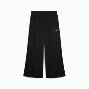 Wardrobe Essentials Women's Low Rise Popper Pants, PUMA Black, extralarge