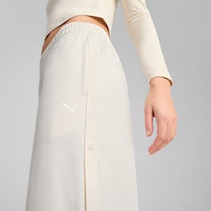 Pantalones WARDROBE Essentials Popper para mujer, Alpine Snow, extralarge