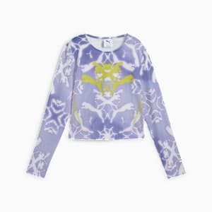 Playera de manga larga para mujer DARE TO, Cool Weather-AOP, extralarge