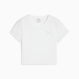 Playera corta DARE TO para mujer, PUMA White, extralarge