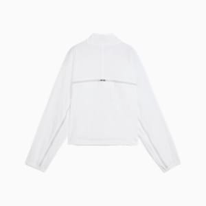 DARE TO Women's Oversized Full-Zip Woven Jacket, PUMA White, extralarge