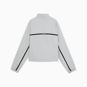 Chamarra oversize DARE TO Zip-Off para mujer, Flat Light Gray, extralarge