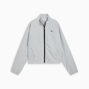 Chamarra oversize DARE TO Zip-Off para mujer, Flat Light Gray, extralarge