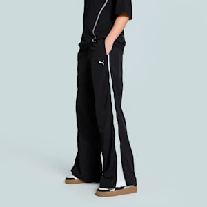 DARE TO Women's Relaxed Fit Woven Zip-Off Pants, PUMA Black, extralarge-IND