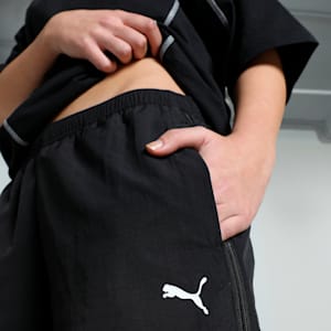 DARE TO Women's Relaxed Fit Woven Zip-Off Pants, PUMA Black, extralarge-IND