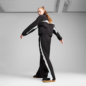 DARE TO Women's Relaxed Woven Zip-Off Pants, PUMA Black, extralarge
