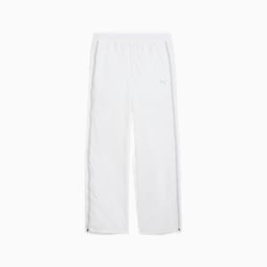 DARE TO Women's Relaxed Woven Zip-Off Pants, PUMA White, extralarge
