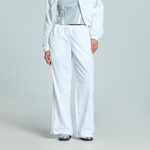 DARE TO Women's Relaxed Fit Woven Zip-Off Pants, PUMA White, extralarge-IND