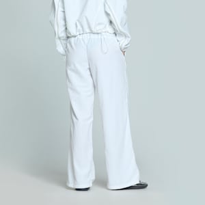 DARE TO Women's Relaxed Fit Woven Zip-Off Pants, PUMA White, extralarge-IND