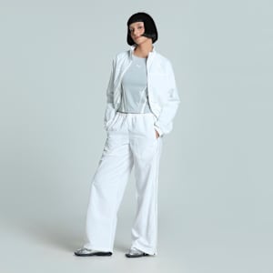 DARE TO Women's Relaxed Fit Woven Zip-Off Pants, PUMA White, extralarge-IND