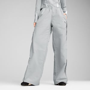 DARE TO Relaxed Woven Zip-Off Pants Women, Flat Light Gray, extralarge-GBR