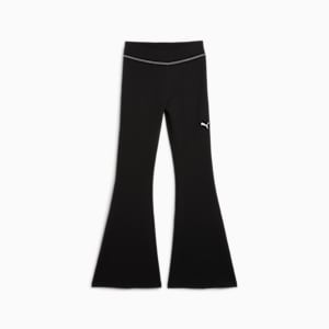 Mallón acampanado DARE TO con textura para mujer, PUMA Black, extralarge