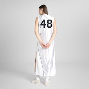 DARE TO Jer-she Women's Relaxed Fit Dress, PUMA White, extralarge-IND