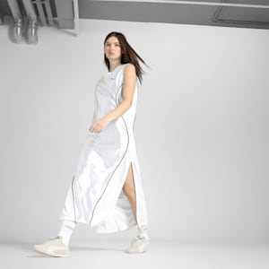 DARE TO Jer-she Women's Relaxed Fit Dress, PUMA White, extralarge-IND