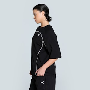 DARE TO Women's Oversized Tee, PUMA Black, extralarge-IND