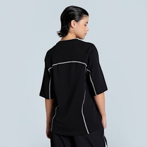 DARE TO Women's Oversized Tee, PUMA Black, extralarge-IND