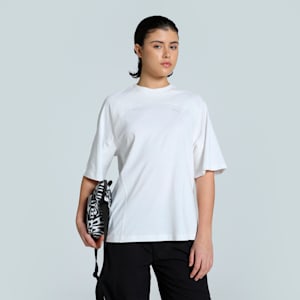 DARE TO Women's Oversized Tee, PUMA White, extralarge-IND