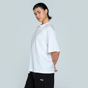 DARE TO Women's Oversized Tee, PUMA White, extralarge-IND