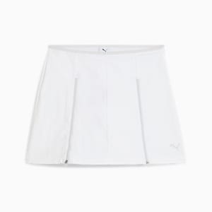Falda tejida con cremallera DARE TO para mujer, PUMA White, extralarge