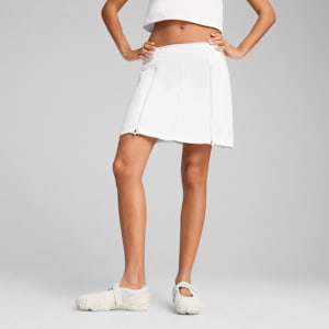 DARE TO Zip Woven Skirt Women, PUMA White, extralarge-GBR