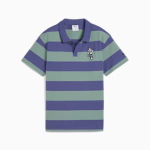 SUPER PUMA Big Kids' Polo, Green Moon, extralarge