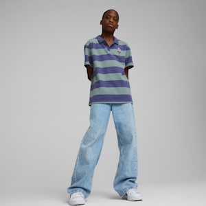 SUPER PUMA Big Kids' Polo, Green Moon, extralarge