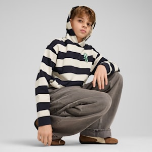 Sudadera estampado SUPER PUMA para adolescentes, Alpine Snow, extralarge