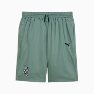 Shorts tejidos para niños grandes SUPER PUMA, Green Moon, extralarge