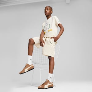 Shorts tejidos para niños grandes SUPER PUMA, Alpine Snow, extralarge
