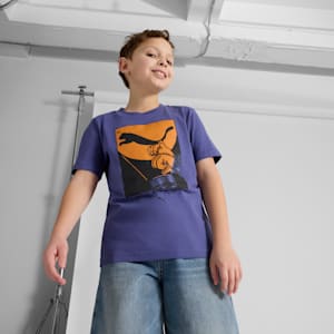 Graphics Big Kids' Tee II, Blue Crystal, extralarge
