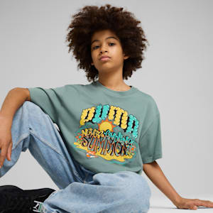 Playera Graphics III juvenil, Green Moon, extralarge