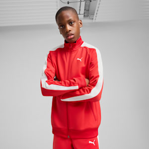 T7 ALWAYS ON Big Kids' Track Jacket, For All Time Red, extralarge