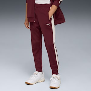 T7 ALWAYS ON Big Kids' Track Pants, Ruby Shimmer, extralarge