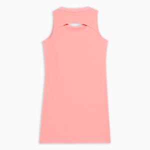 BUTTERFLY VIBE Youth Slim Fit Ribbed Tank Dress, Pink Fruit, extralarge-IND