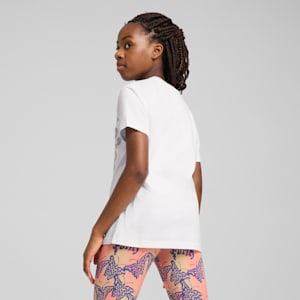 Playera Butterfly Vibe Logo para adolescentes, PUMA White, extralarge