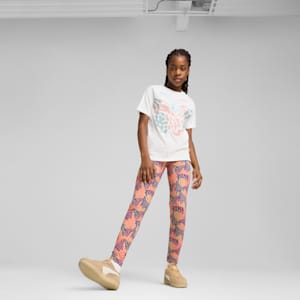 BUTTERFLY VIBE Big Kids' Logo Tee, PUMA White, extralarge
