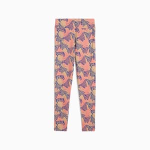 BUTTERFLY VIBE Big Kids' High Waist Leggings, Blue Crystal, extralarge