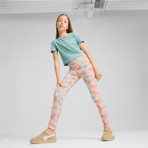 Leggings tiro alto Butterfly Vibe para adolescentes, Modern Mint, extralarge