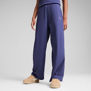 Pants Butterfly Vibe Rib para adolescentes, Blue Crystal, extralarge