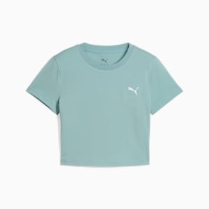 Playera para niños grandes Wardrobe Essentials, Modern Mint, extralarge
