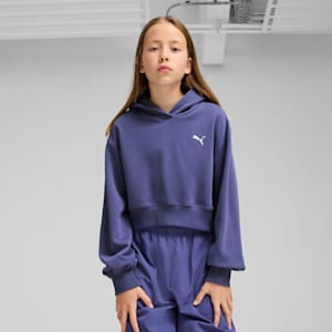 Sudadera WARDROBE Essentials para adolescentes, Blue Crystal, extralarge